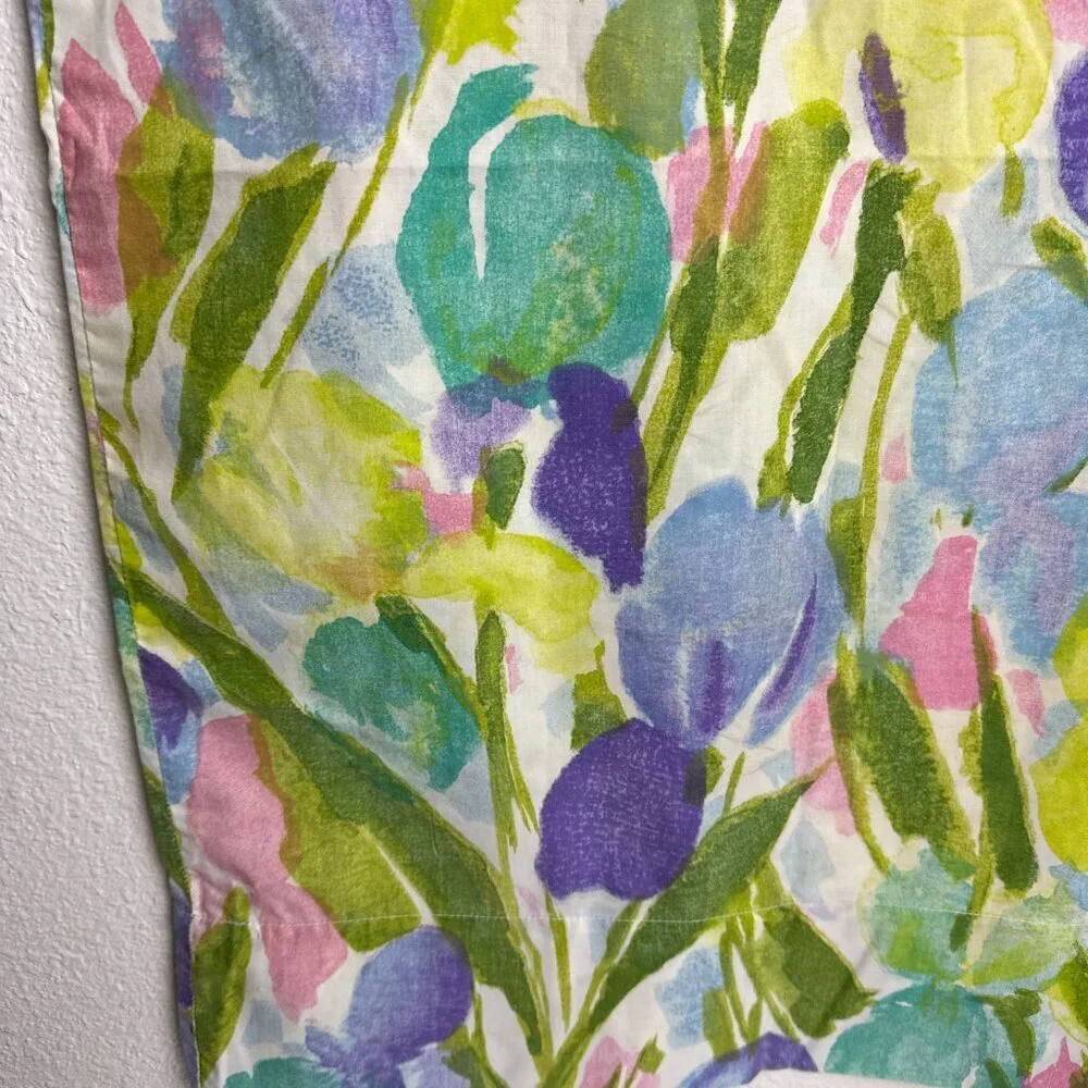 Vintage Pillow Case Tulips Standard 42